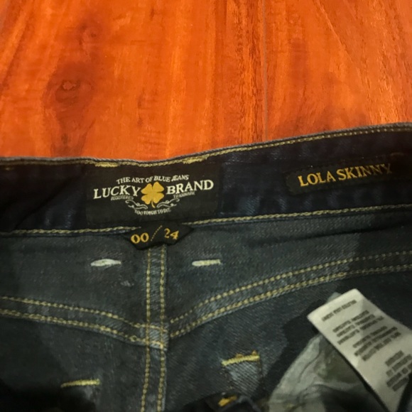 Lucky Brand Lola Skinny Size 00/24 - Picture 2 of 8